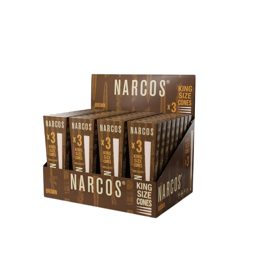 NARCOS KING SIZE CONES BROWN EDITION