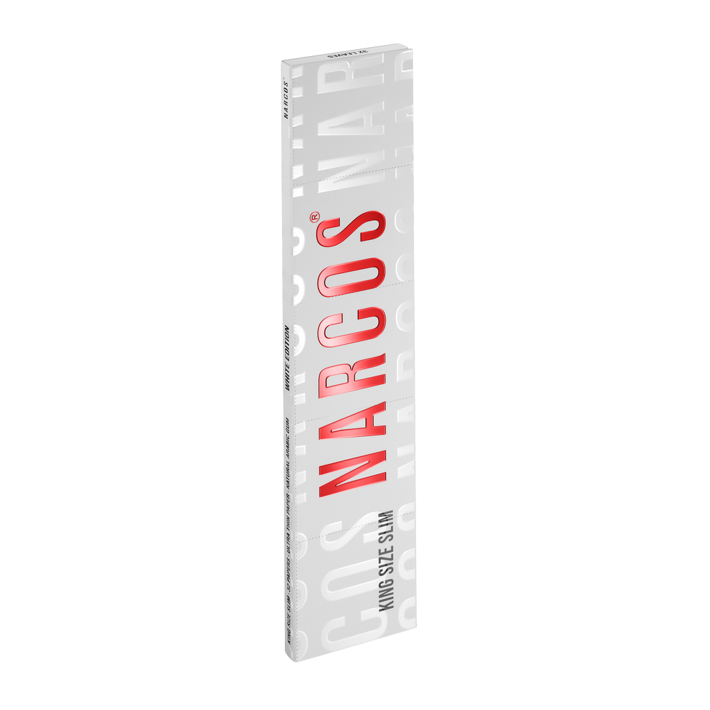 NARCOS ROLLING PAPER WHITE EDITION / KING SIZE SLIM / DISPLAY 50