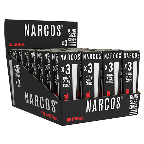 NARCOS ROLLING PAPER WHITE EDITION / KING SIZE SLIM / DISPLAY 50 – NARCOS  SEEDS