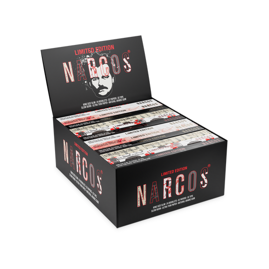 NARCOS ROLLING PAPER LIMITED EDITION / BROWN+WHITE EDITION / DISPLAY 24